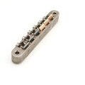 HYBRIDge-M-NA        ABRM Bridge, Fits 4mm studs, Aged Nickel, TITANIUM/Brass saddles